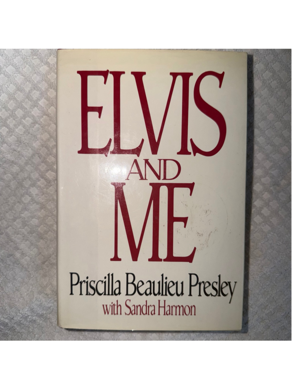 Vintage 1985 Elvis And Me Priscilla Beaulieu Presley Book ISBN 0-399-12984-7 HC